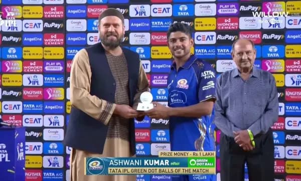 Afghanistan cricket chief honours Ashwani Kumar after IPL match